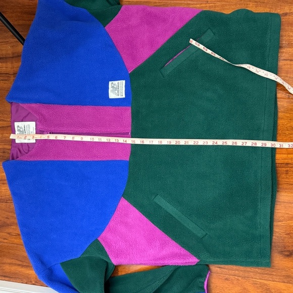New Balance Salehe Bembury Yurt Fleece Pullover Jacket Nightwatch Green Size XL - Picture 8 of 10